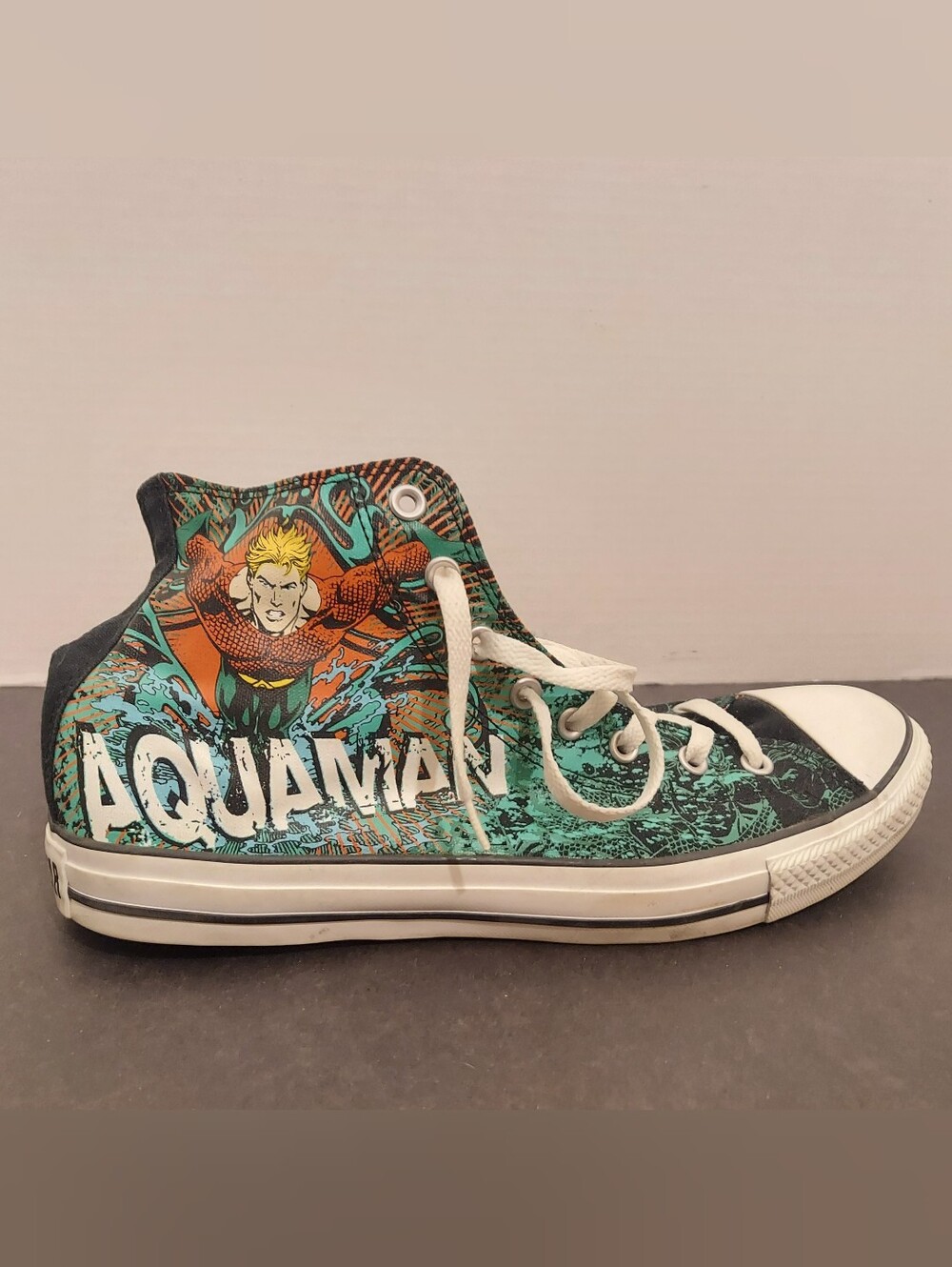Converse Aquaman Chuck Taylor All Star 136080C Hi High Top Sneakers Shoes Sz 11
